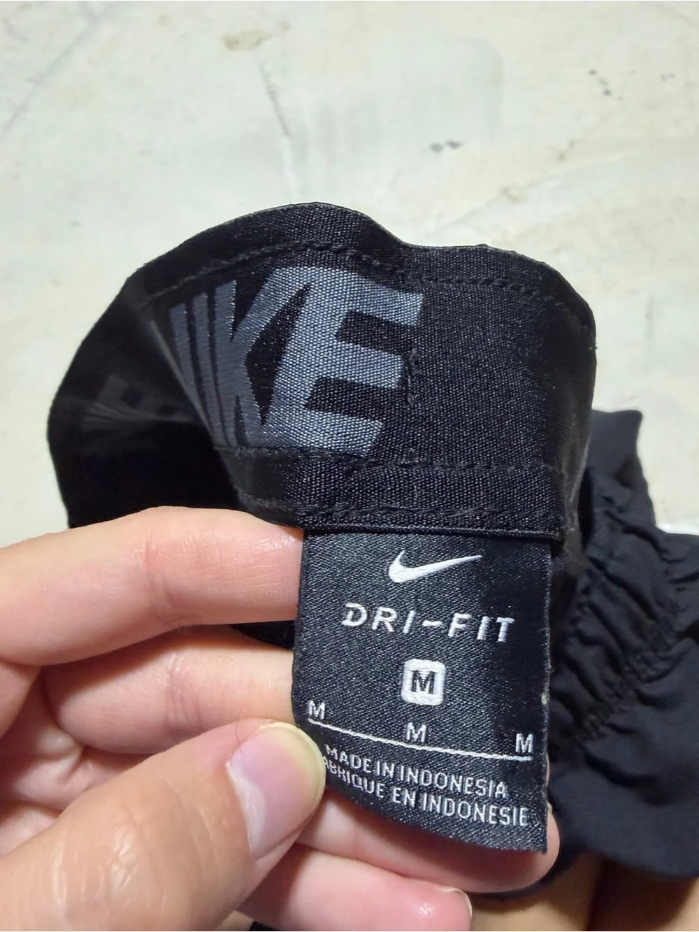 Nike Men's Black Performance Athletic Shorts medium